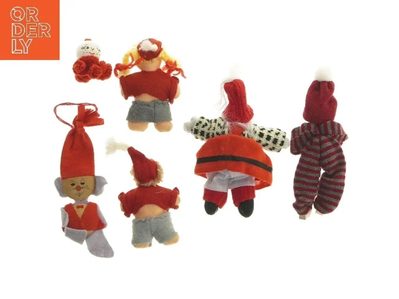 Billede 3 - Små stofdukker i juletema (str. 5-20 cm)