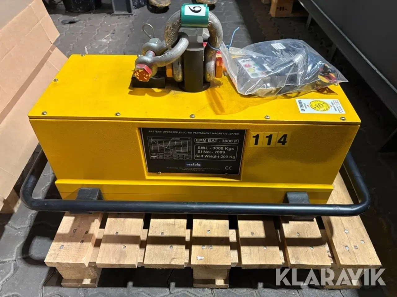 Billede 5 - Løftemagnet Assfalg EPM BAT - 3000 P