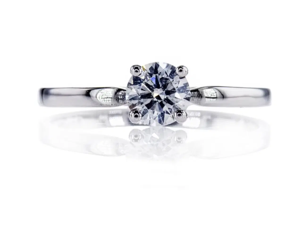 Billede 1 - Naturlig Diamantring 0.51ct