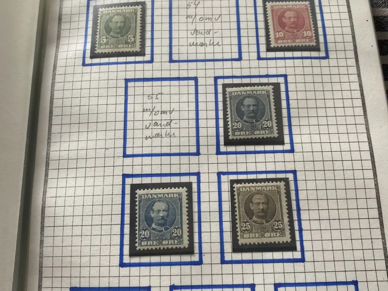 Billede 3 - Frimærker 1904-1933 diverse 1,2,3,4,5 mv. øre 