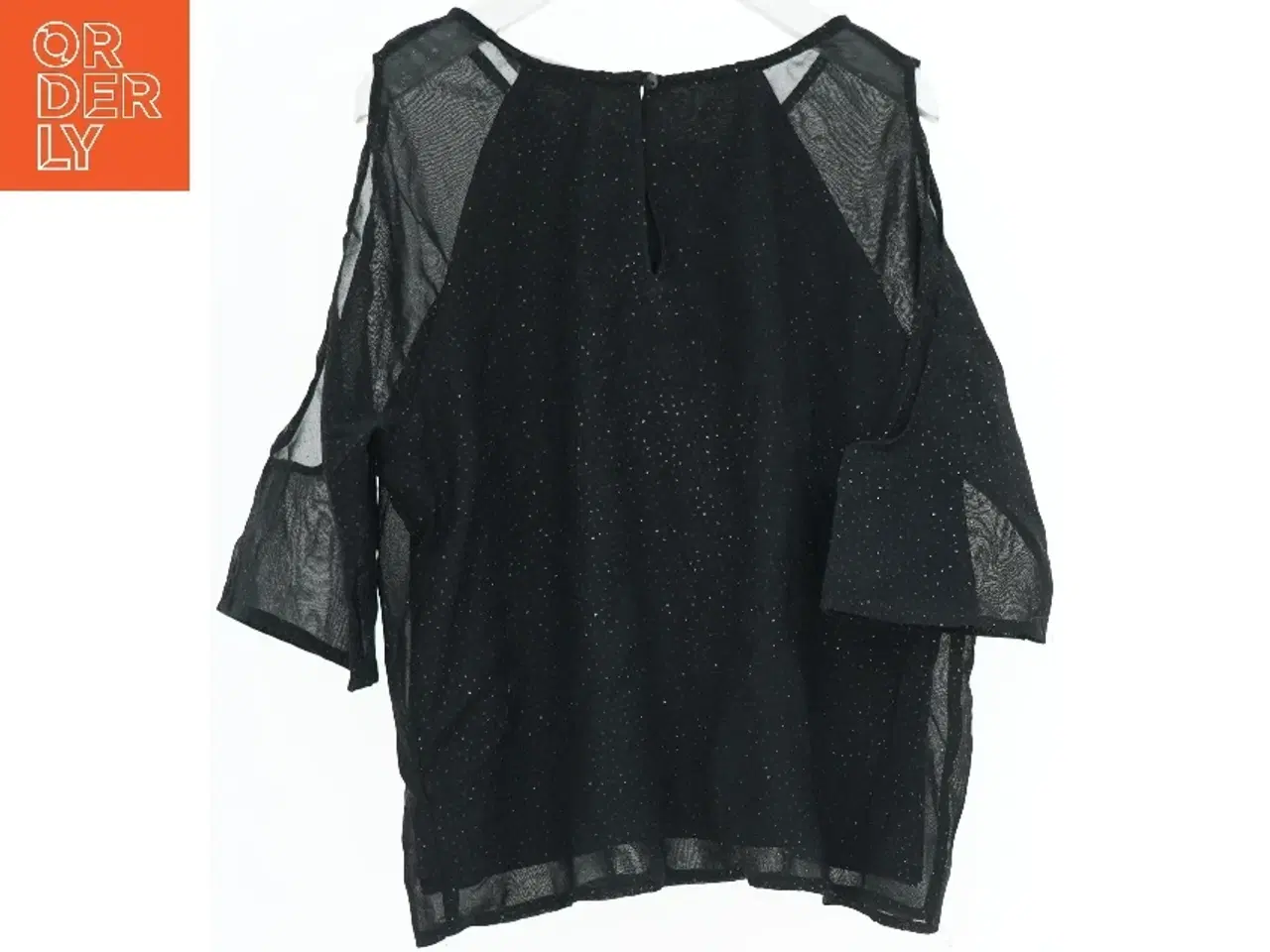 Billede 2 - Sort mesh bluse fra H&M (str. 158)