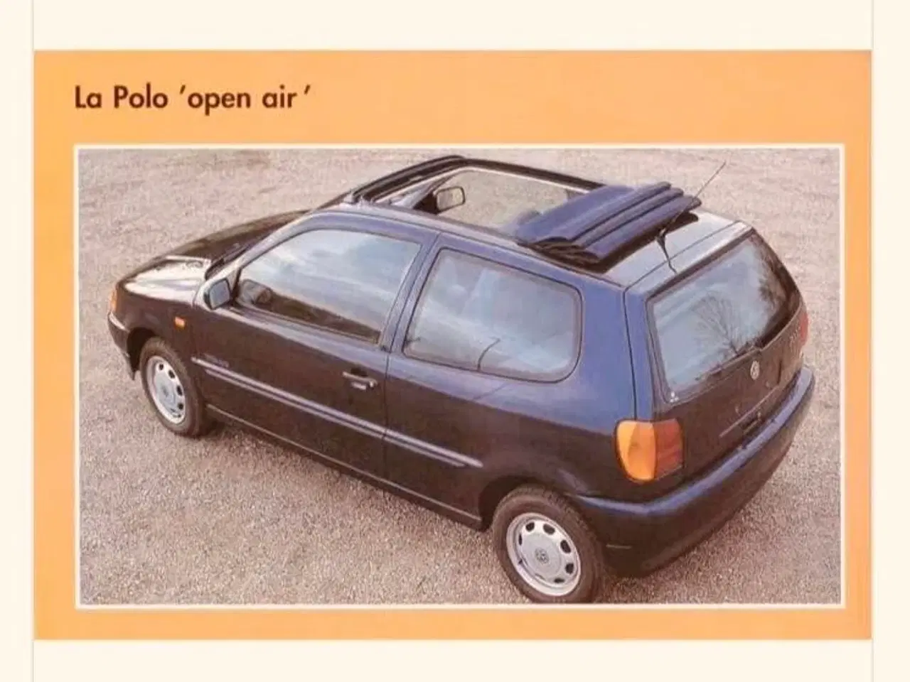 Billede 7 - VW Polo 6N Open Air – sjælden liebhaverbil