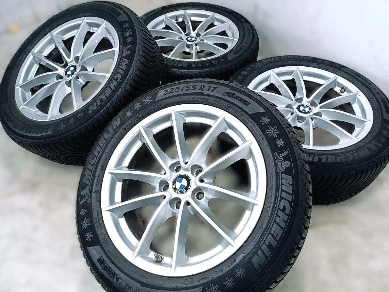 Billede 2 - 5x112 17" ET27 nav 66,6ø BMW vintersæt inkl.TPMS