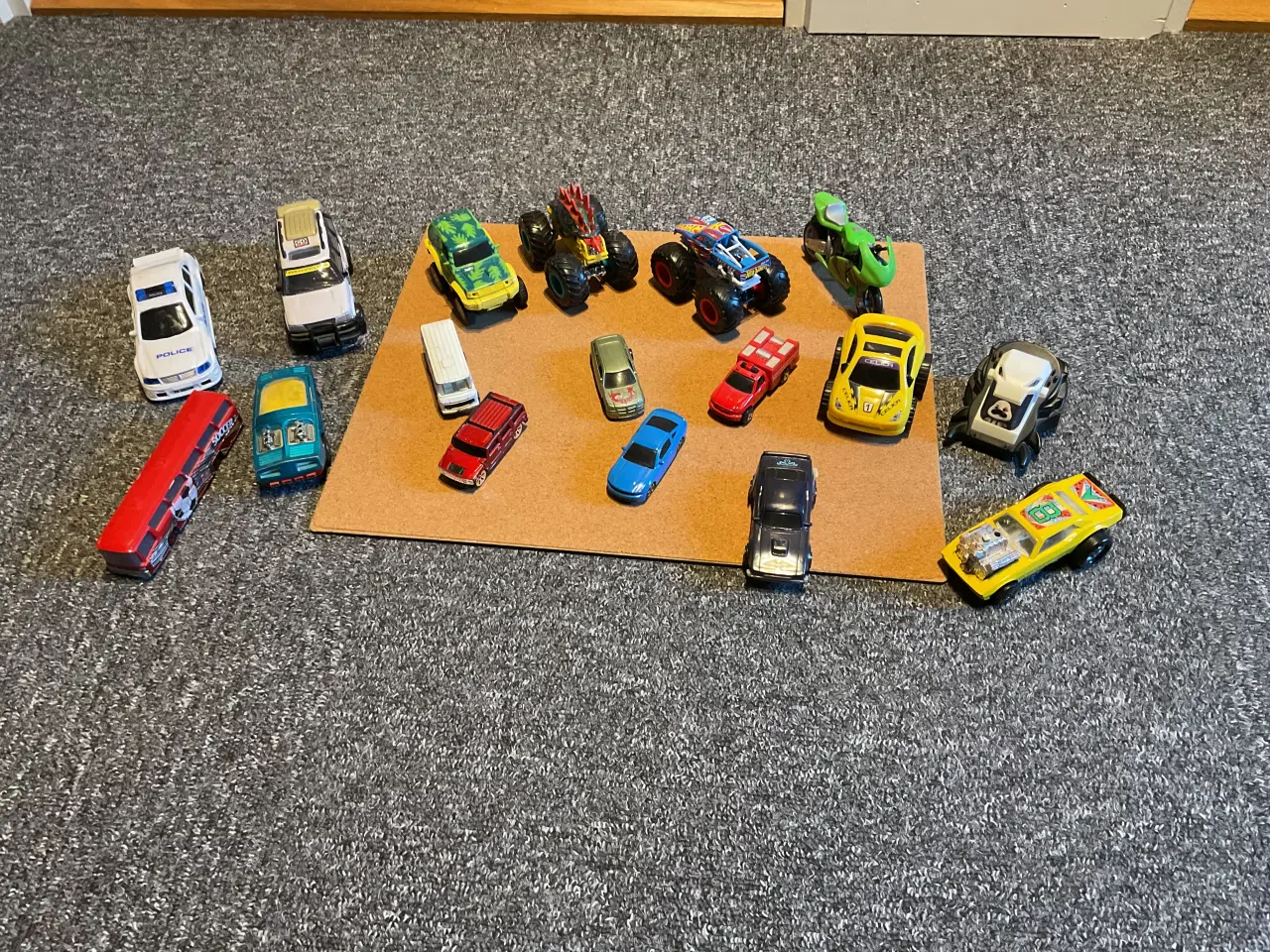 Billede 1 - Biler og vognbaner.