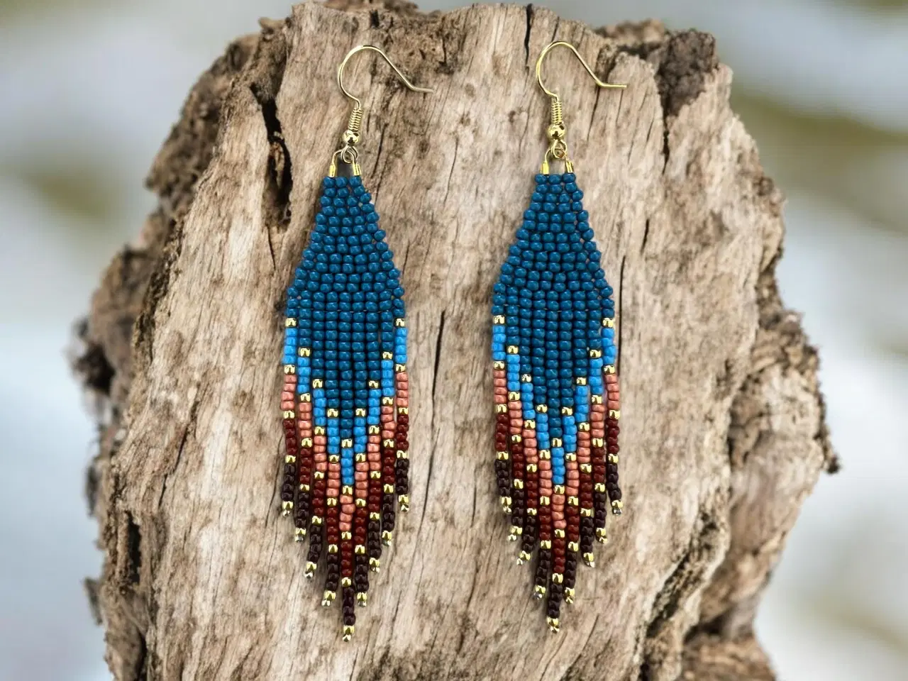 Billede 1 - Grønlandske perle øreringe