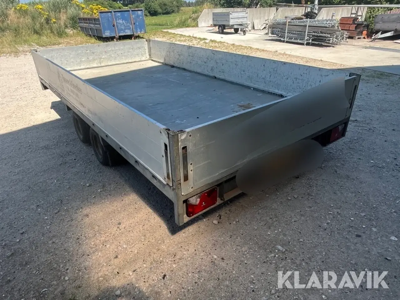 Billede 4 - Boogietrailer to akslet Anssems