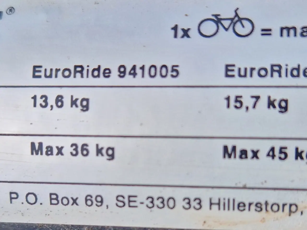 Billede 2 - Cykelholder Thule