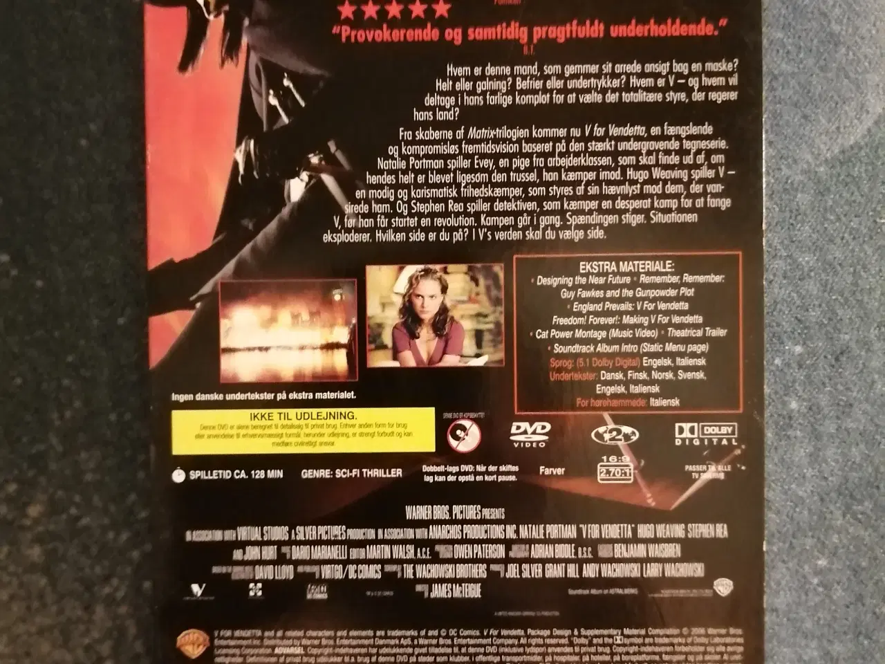 Billede 3 - V For Vendetta Deluxe Edition