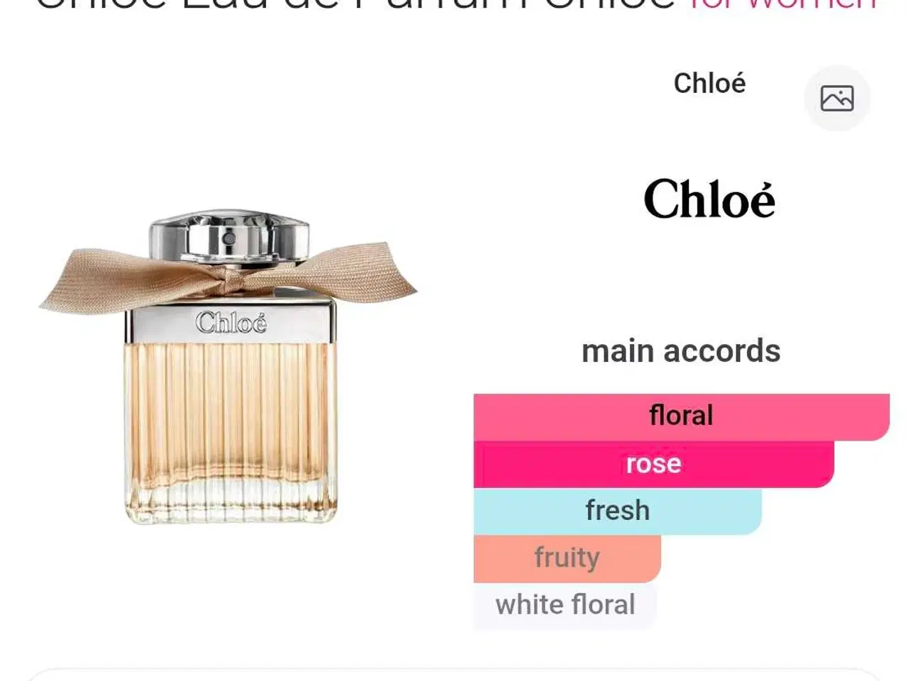 Billede 2 - Chloé eau de parfum - Chloé - 5 ml.