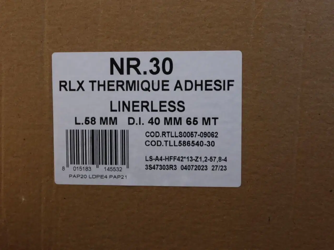 Billede 6 - Labels, Toprinse ECOLAB m.m.