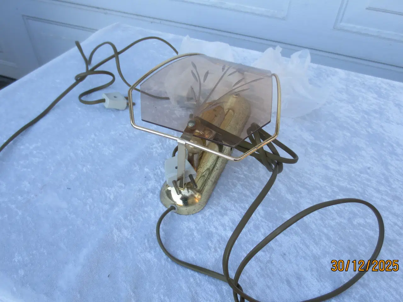 Billede 2 - 2 stk Retro Messing Væglamper 