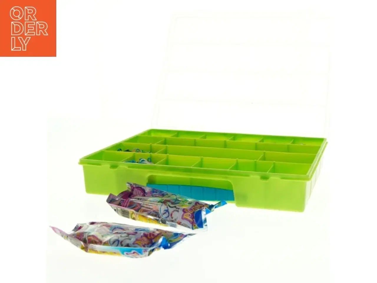 Billede 3 - Loombands sæt i opbevaringsboks (str. 35 x 26 cm)