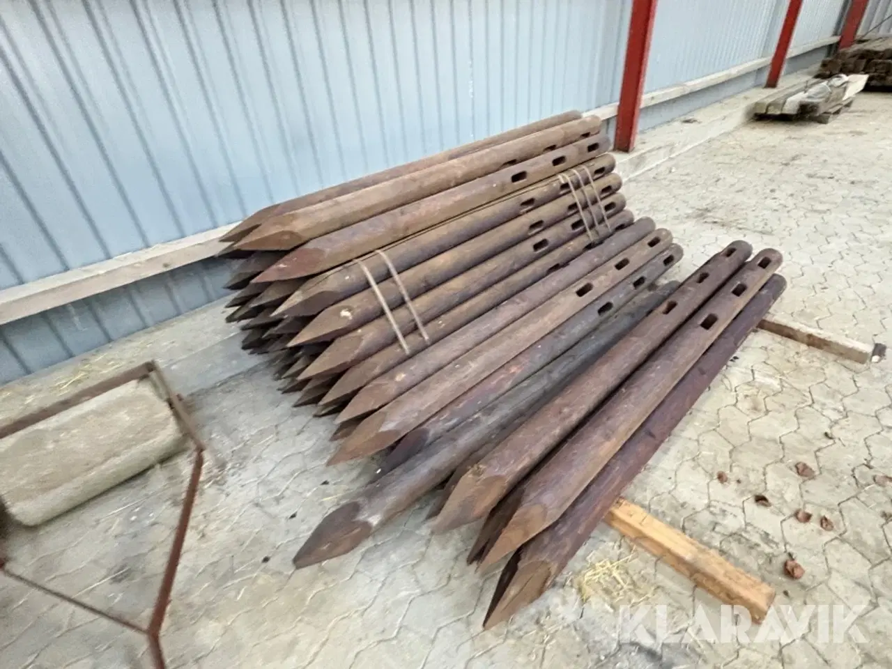 Billede 3 - Stolper 42 styk - Ø12 cm - 220 cm