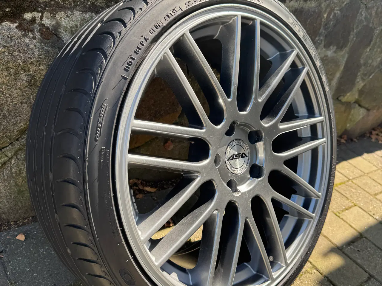 Billede 2 - Alufælge, 19" med sommerdæk Continental 95%