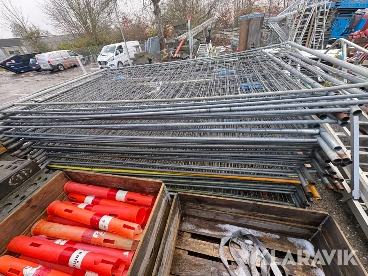 Billede 4 - Byggepladshegn med fødder 30 styk