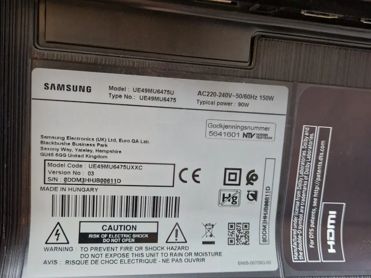 Billede 6 - Samsung 49" TV