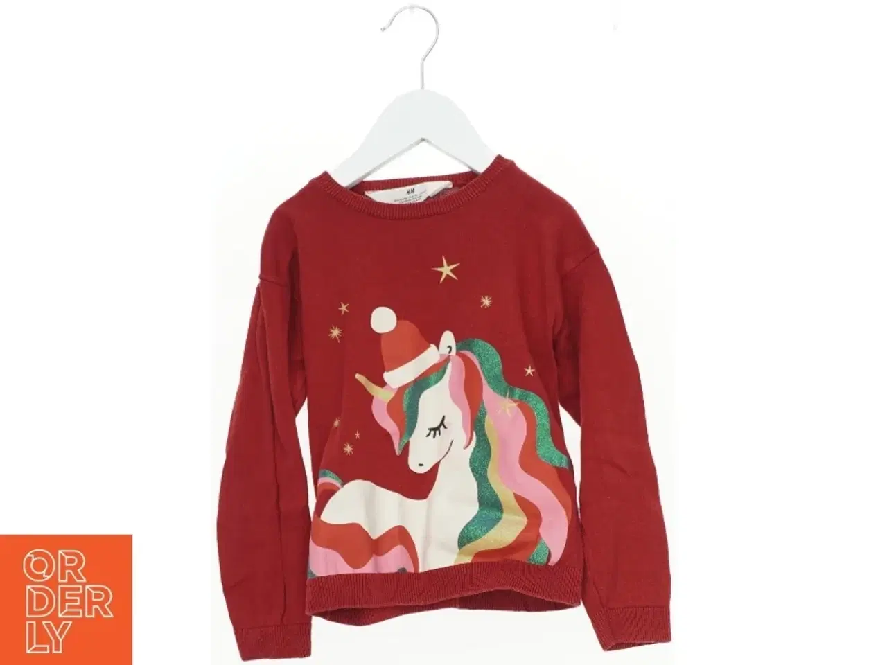 Billede 2 - Jule enhjørning Sweatshirt fra H&M (str. 116 cm)