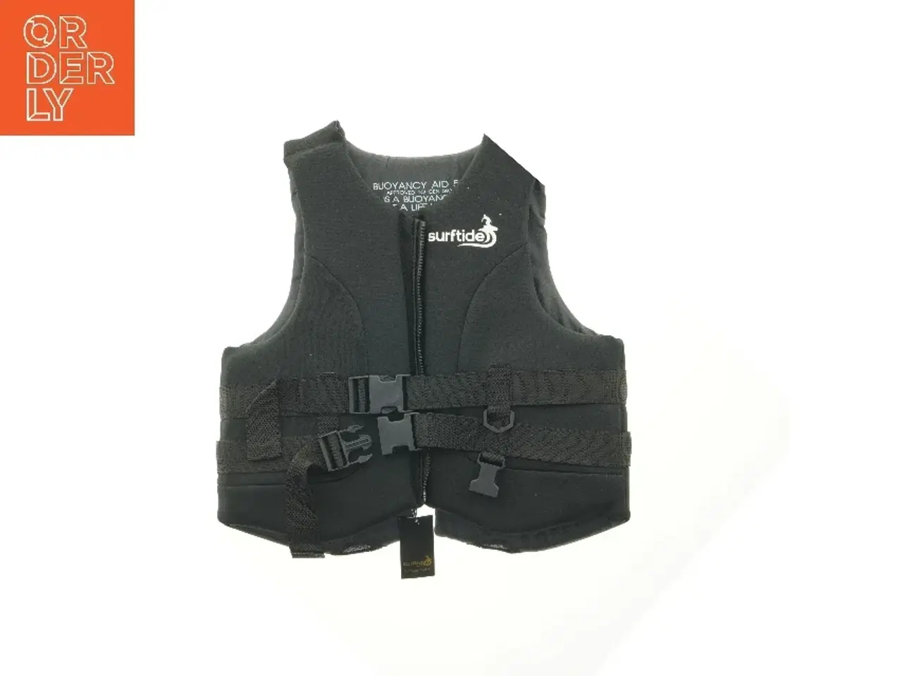 Billede 1 - Sort svømmevest fra Surftide (str. L)