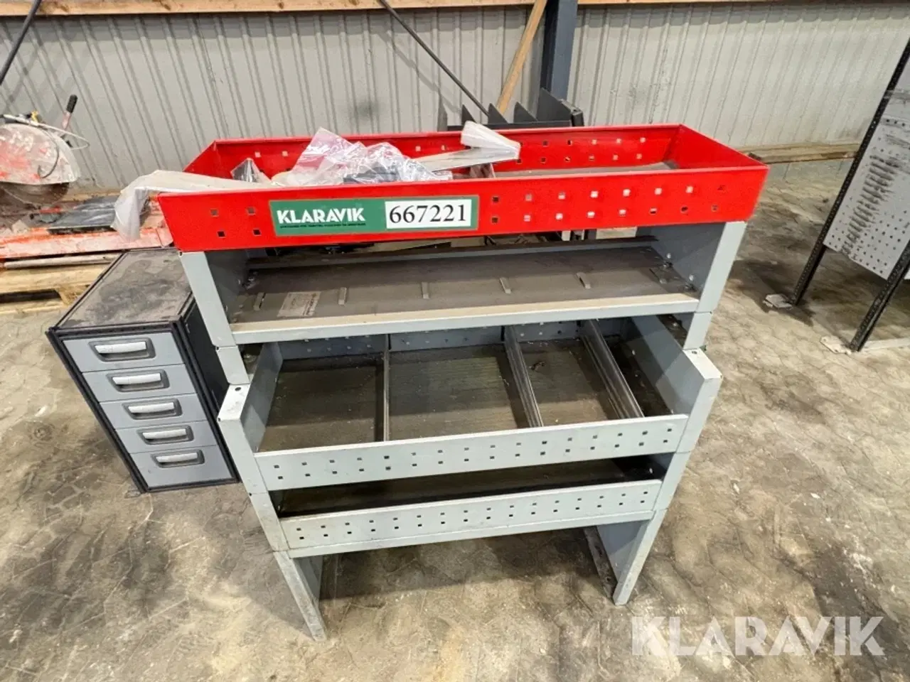 Billede 8 - Bil inventar / reoler Würth / modul system