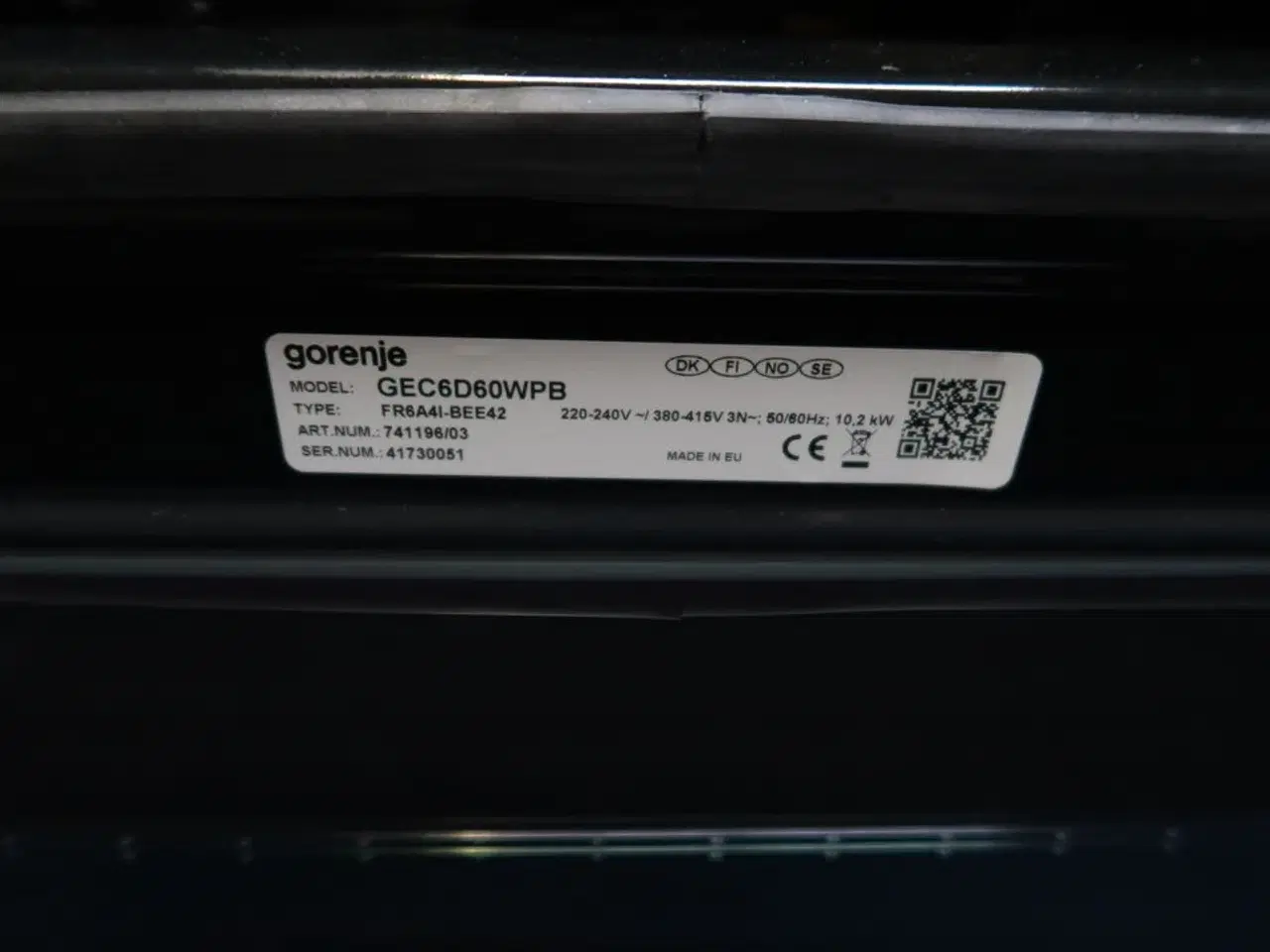 Billede 5 - Keramiskkomfur GORENJE GEC6D60WPB