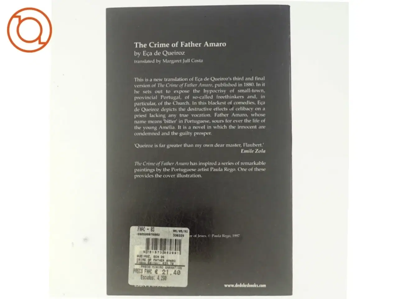 Billede 3 - The Crime of Father Amaro af Eça de Queirós (Bog)