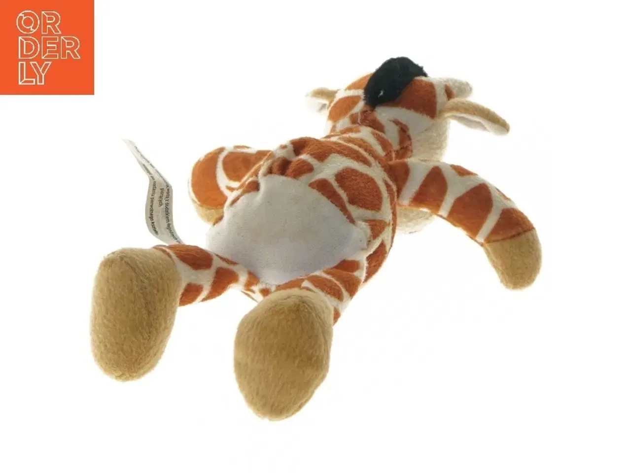 Billede 3 - Giraf tøjdyr med nøglering (str. 22 cm)