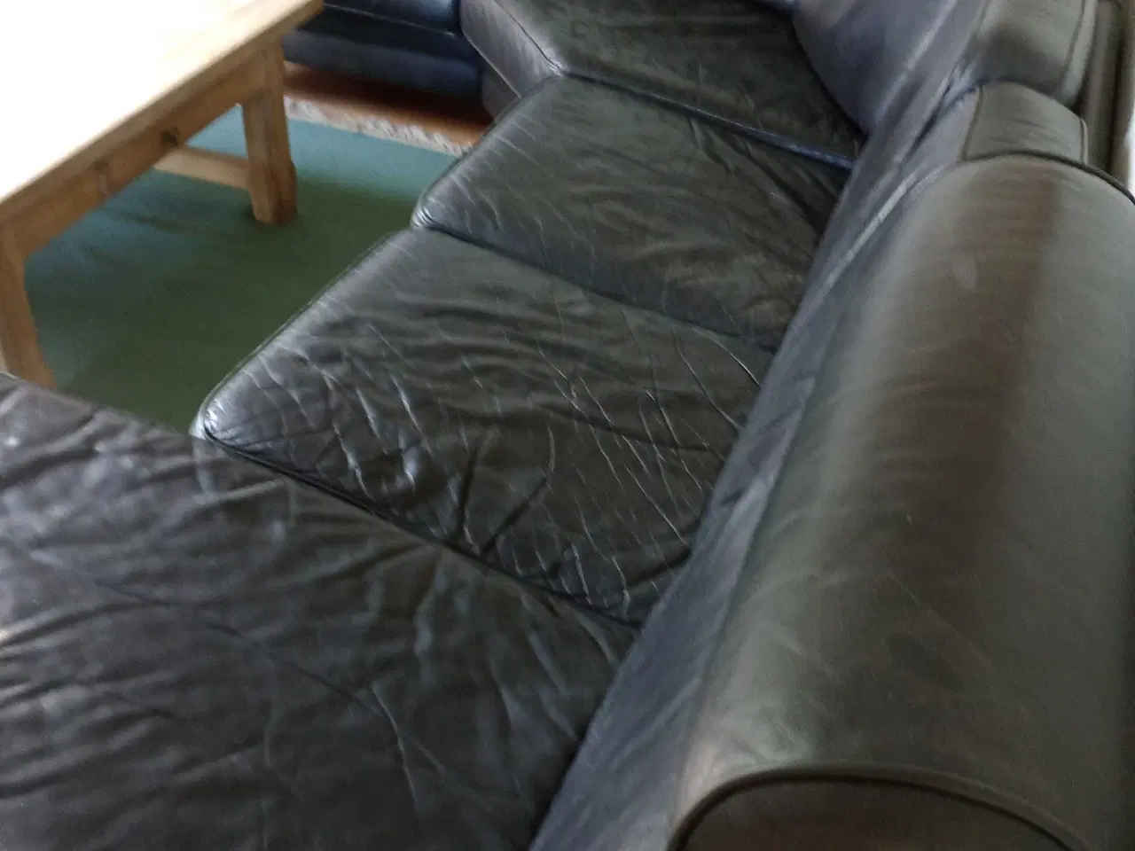 Billede 4 - Sofa med Chaiselong Bøffel.