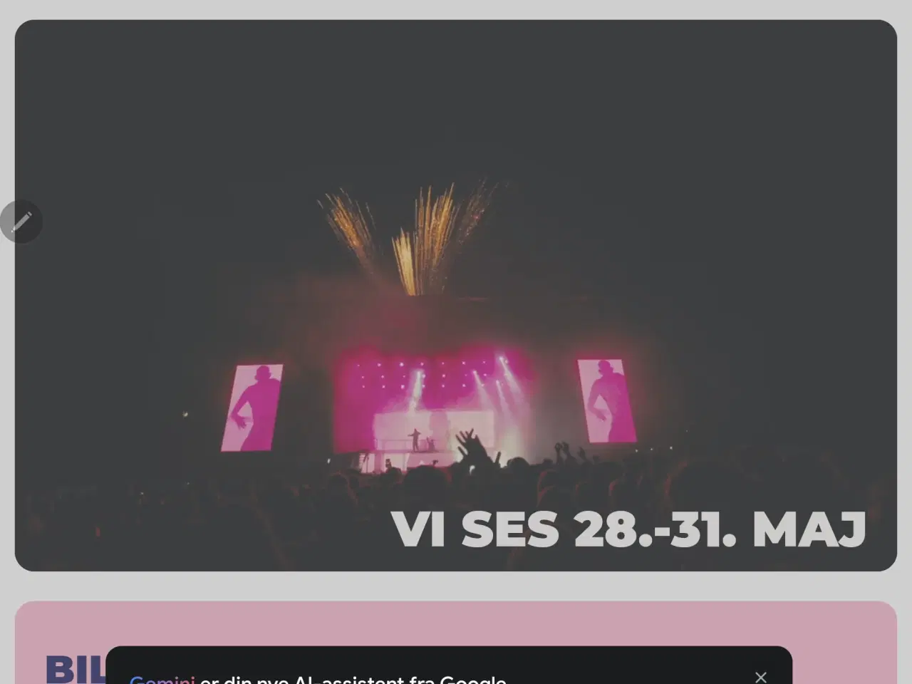 Billede 1 - Jelling musik festival partout billet