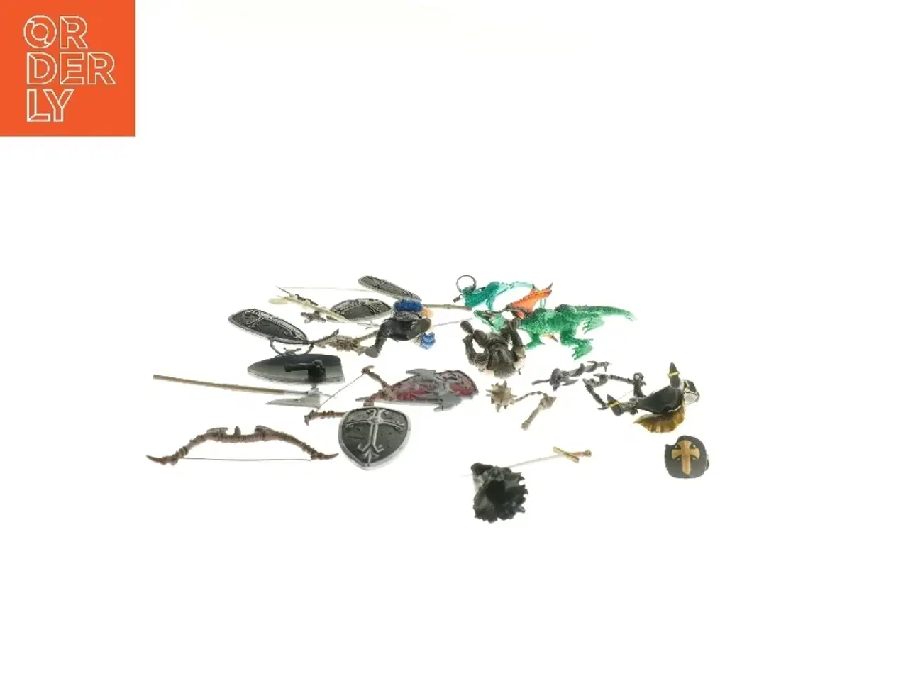 Billede 2 - Samling af middelalderlige miniaturefigurer (str. 15 cm)