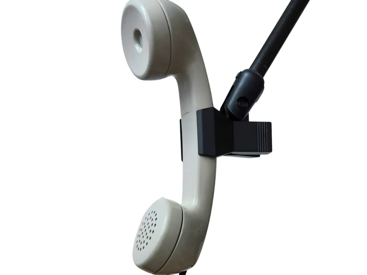 Billede 1 - Retro telefon mikrofon (Grå)