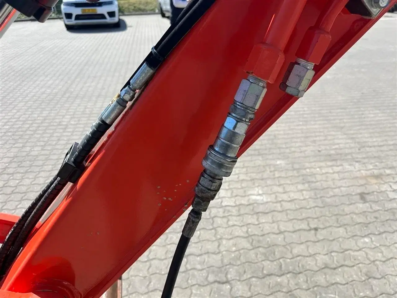 Billede 5 - Kubota Kx042-4 Hydraulisk fæste med kipbar planerskovl Kun kørt 1382T