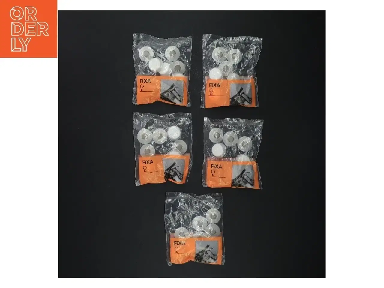 Billede 1 - Pakker med FIXA møbelsko fra IKEA (str. 2,5 cm)