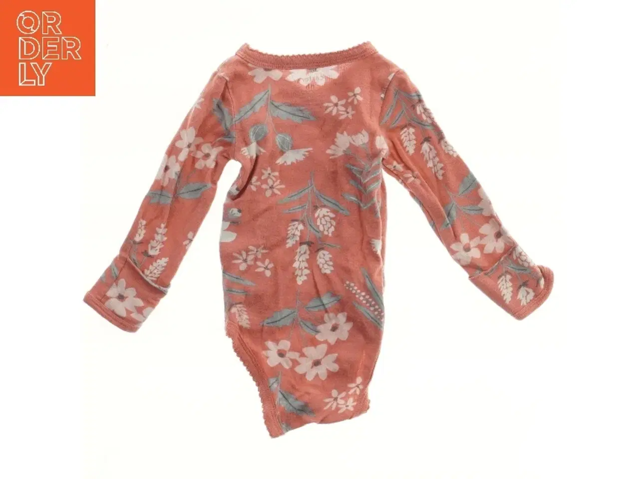 Billede 2 - Blomstret bodystocking til baby fra Carter’s (str. 56)