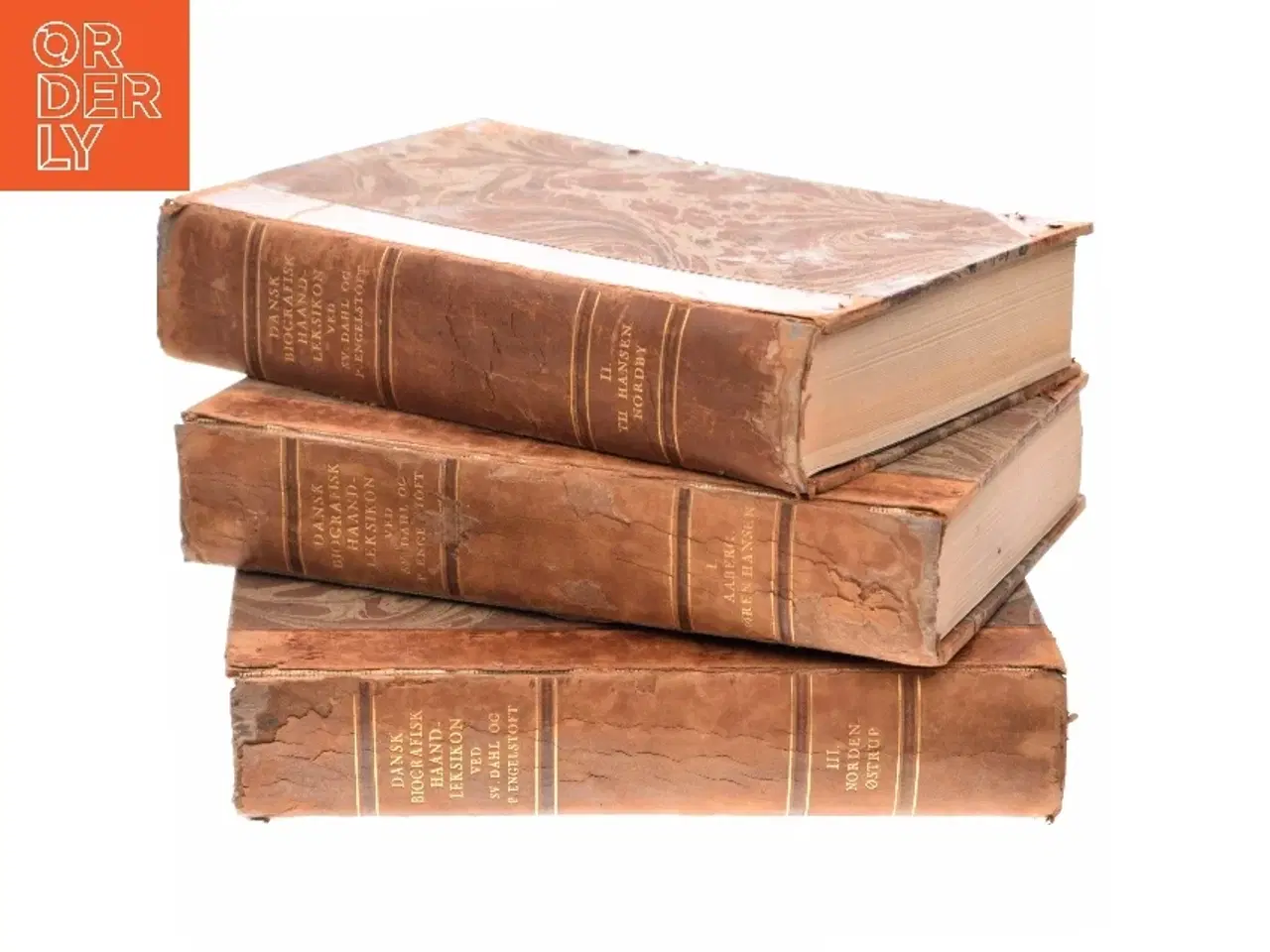 Billede 2 - Dansk Biografisk Haandleksikon af Sv. Dahl og P. Engelstoft (Bog)