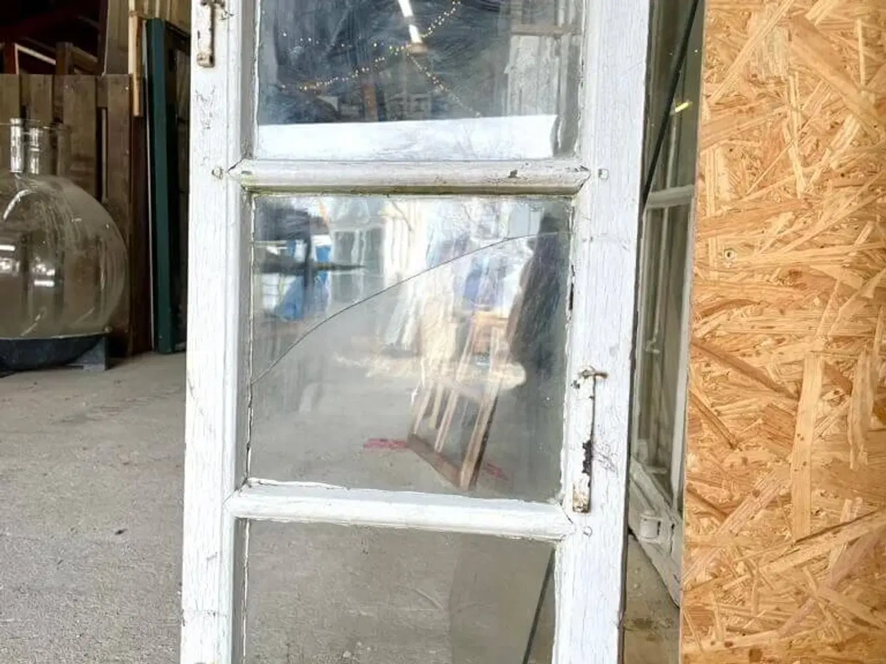 Billede 2 - Antik 3-ruders vinduesramme til istandsættelse