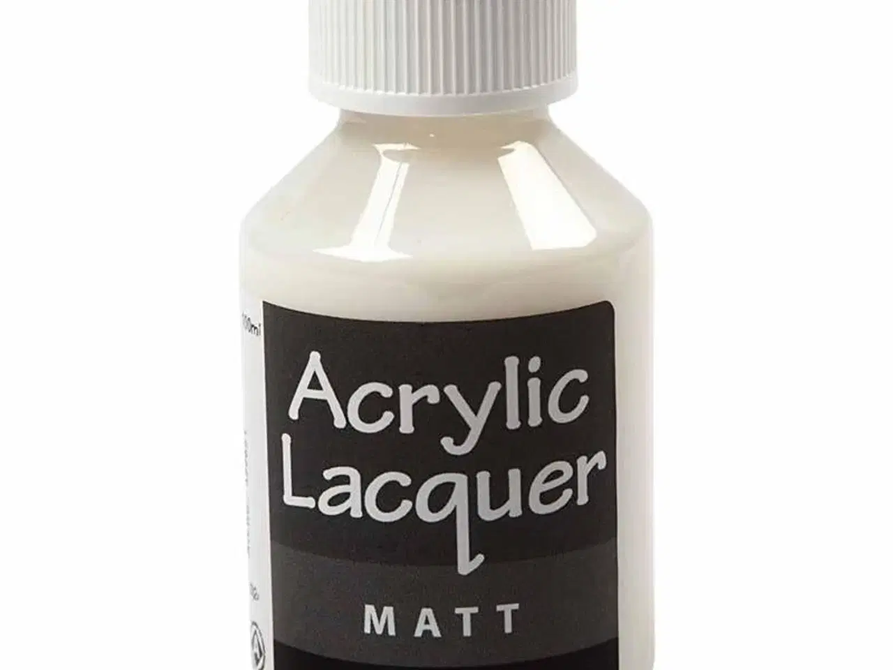 Billede 1 - Vandbaseret Akryllak - Mat Finish, 100ml