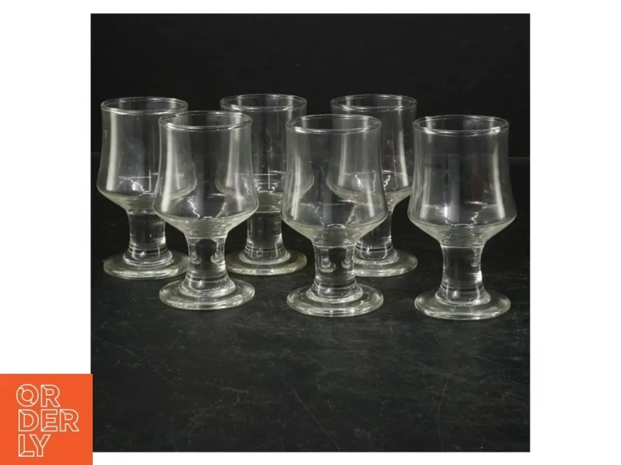 Billede 1 - Seks små glas på 9 cm (str. 9 cm. 6 styk)