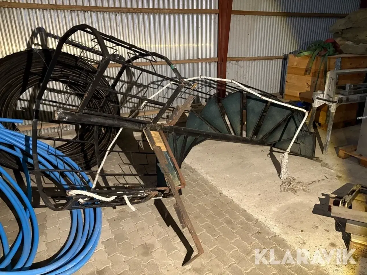 Billede 2 - Vindeltrappe i stål