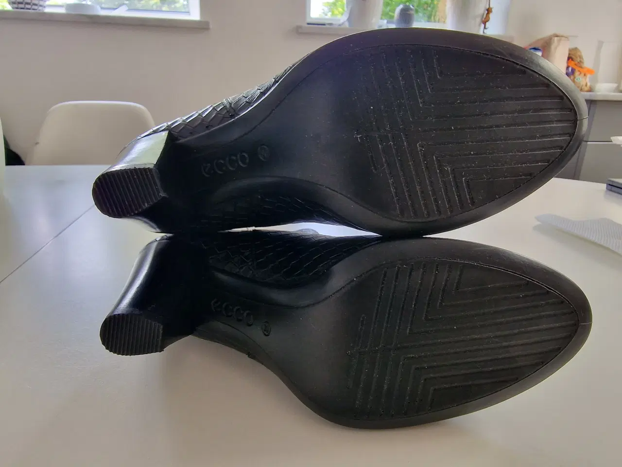 Billede 5 - Støvlet sort læder - Ecco