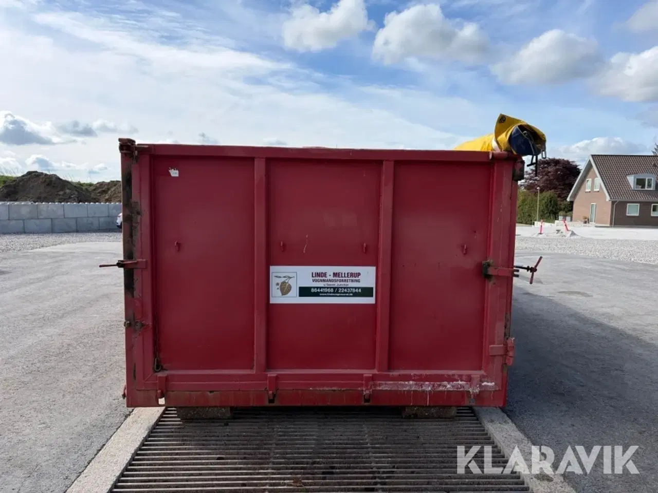 Billede 4 - Ladcontainer åben med rullepresenning Micodan korntæt