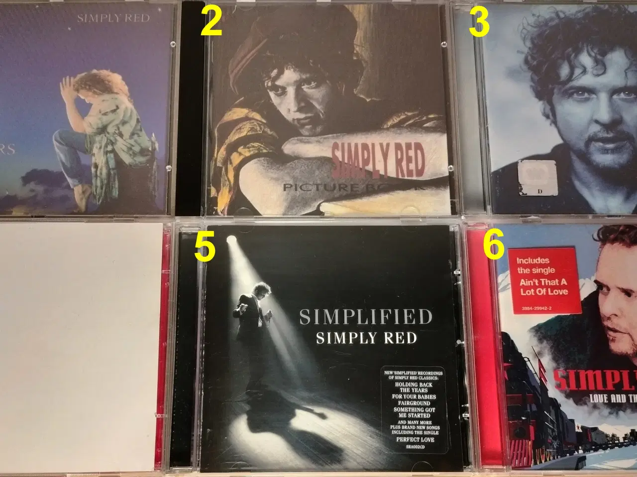 Billede 1 - Simply Red: 6 Titler