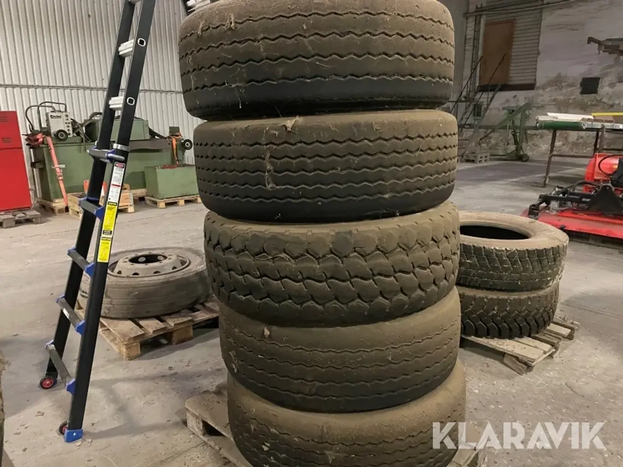 Billede 5 - Lastbils dæk Aeolus 385/65R22.5 5 styk