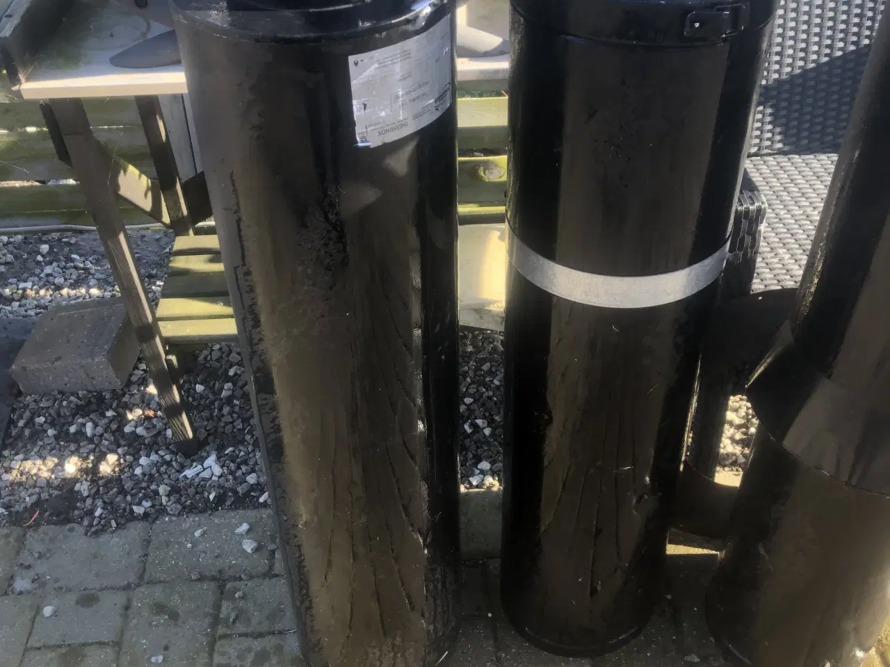 Billede 5 - Stål skorsten pakke til brændeovn