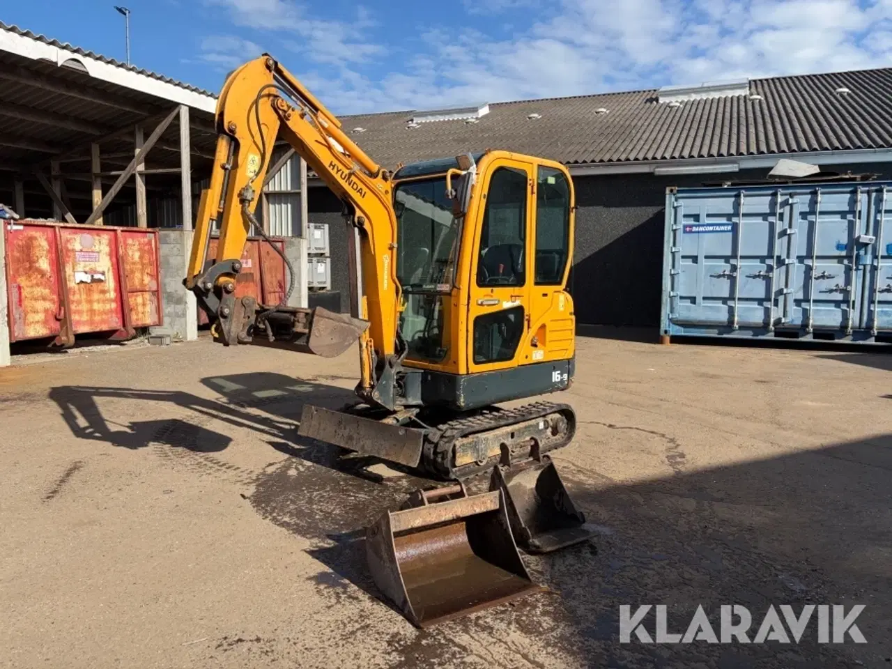 Billede 2 - Gravemaskine Hyundai 16.9 med skovlpakke