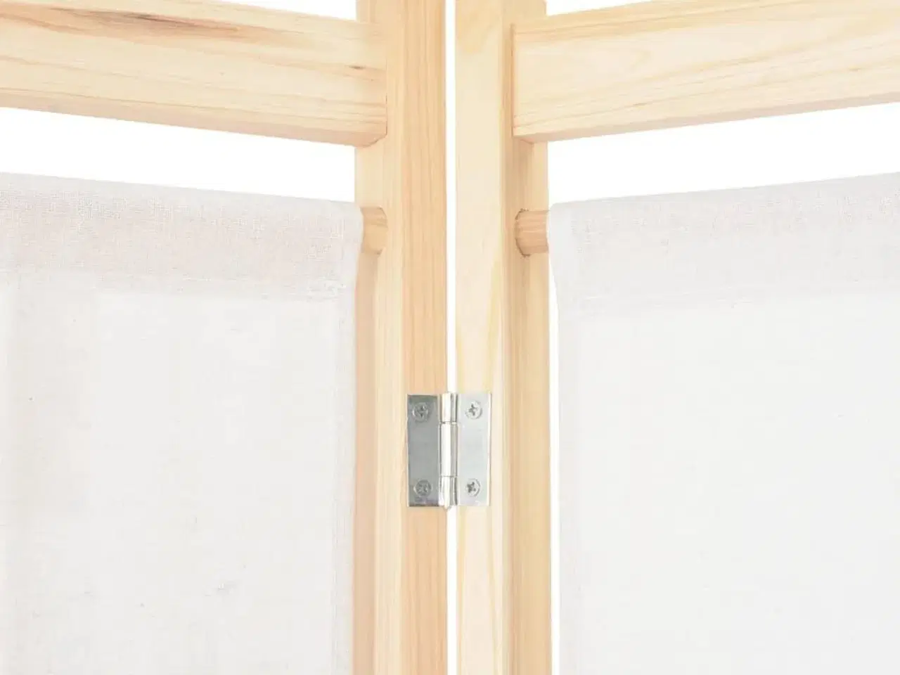 Billede 5 - 6-panelers rumdeler 240 x 170 x 4 cm stof cremefarvet