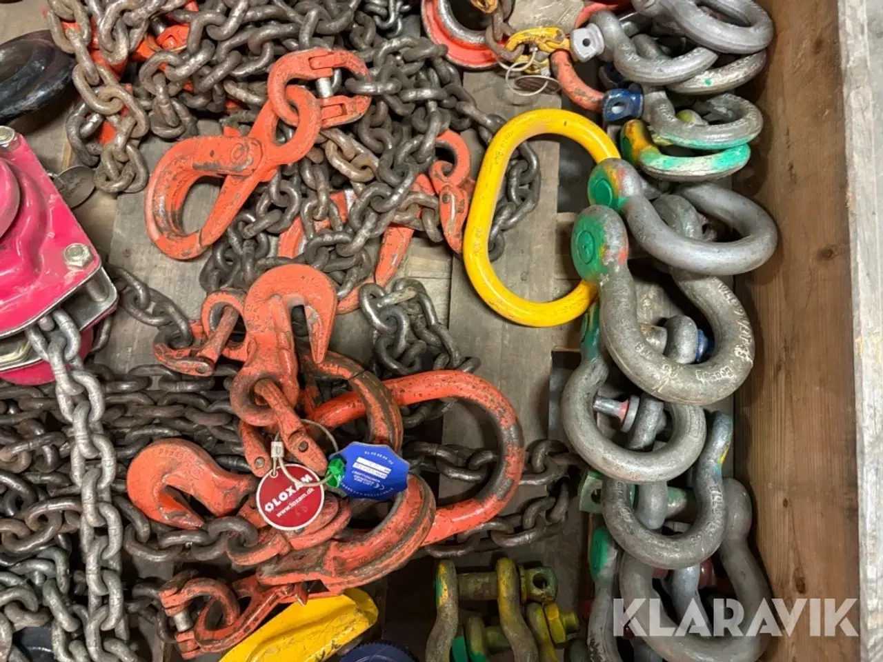 Billede 7 - Løftekæder og kroge - 1 palle