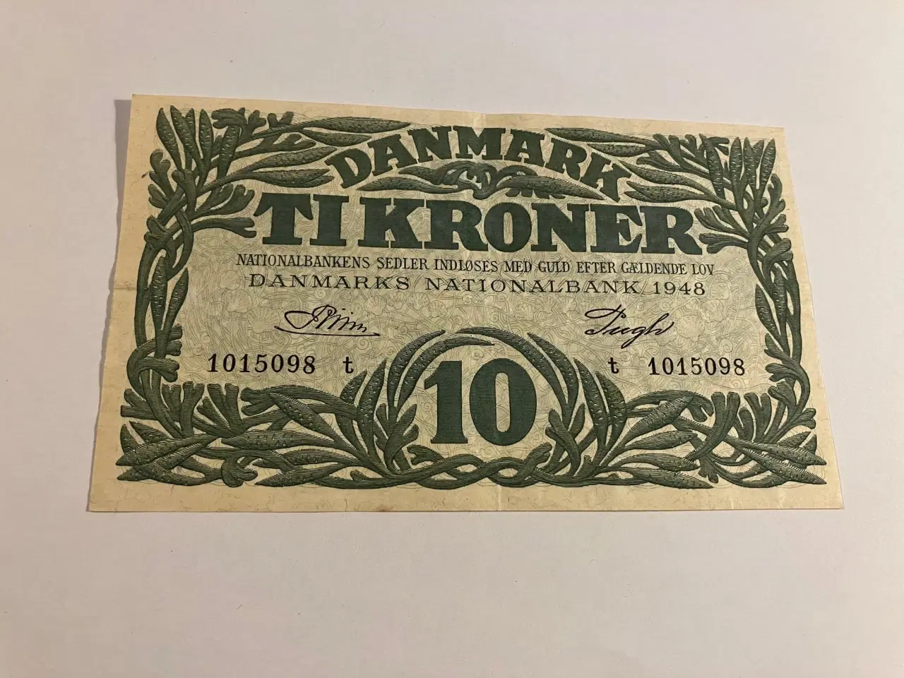 Billede 1 - 10 Kroner 1948 t Danmark