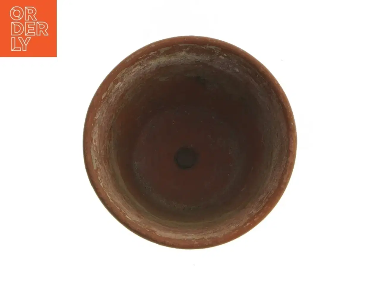 Billede 3 - Terracottakrukke med underskål (str. Ø. 11,5 cm. længde, 10 cm)
