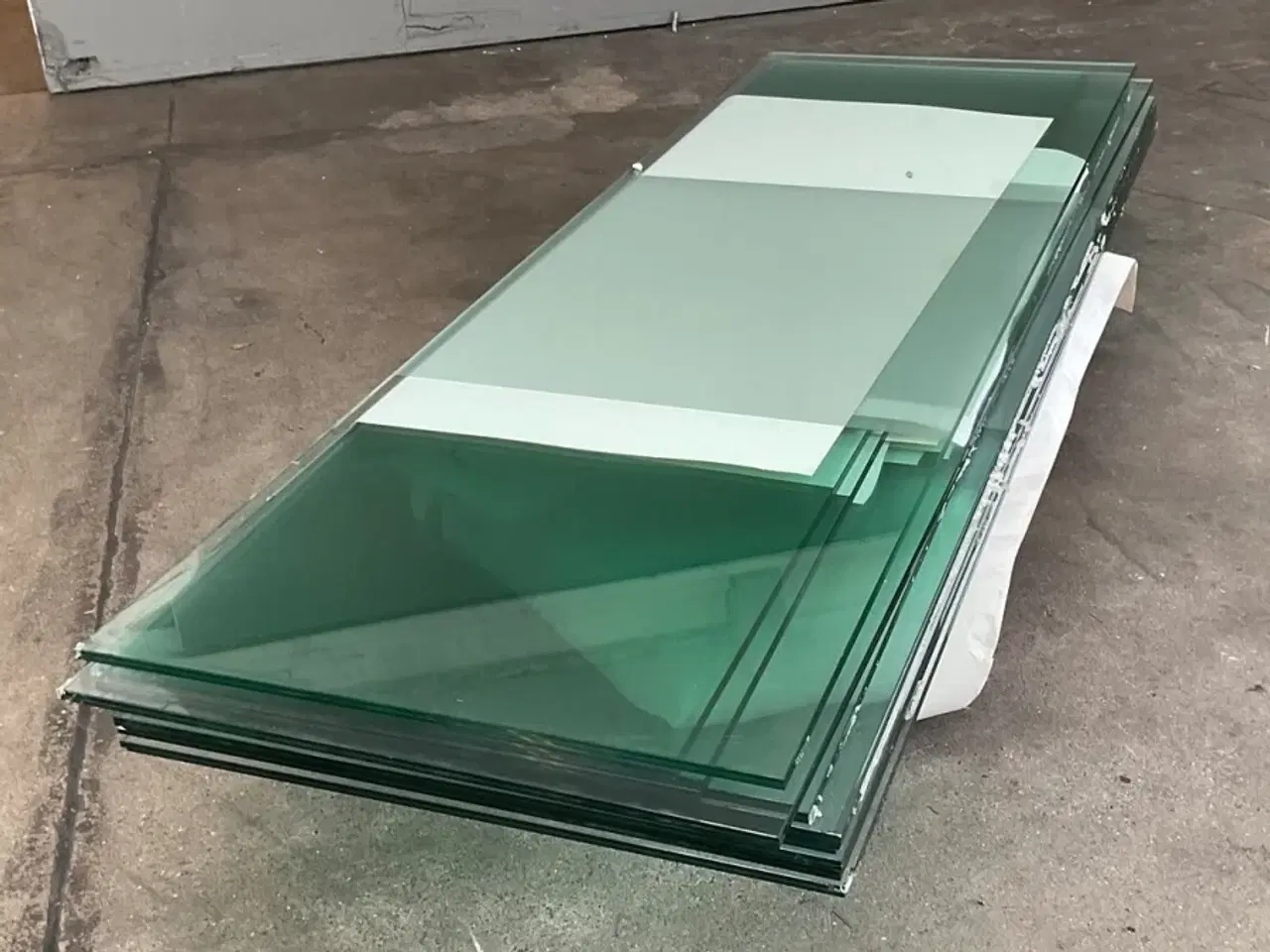 Billede 1 - Samlet parti med 2x8 mm limet glas