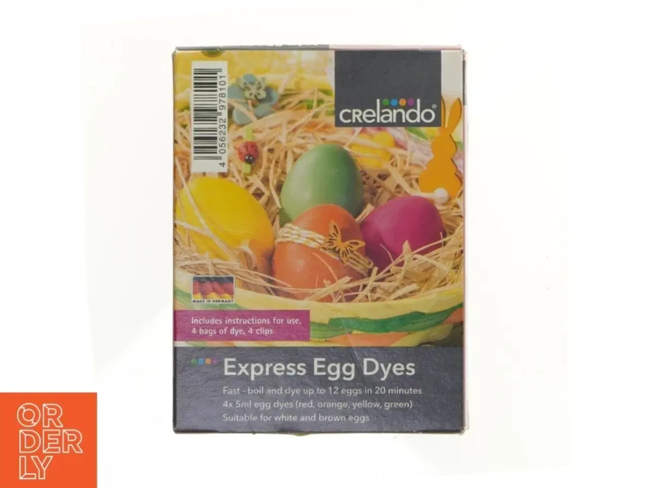 Billede 1 - Farver til æg fra Crelando (str. 13 x 10 cm)